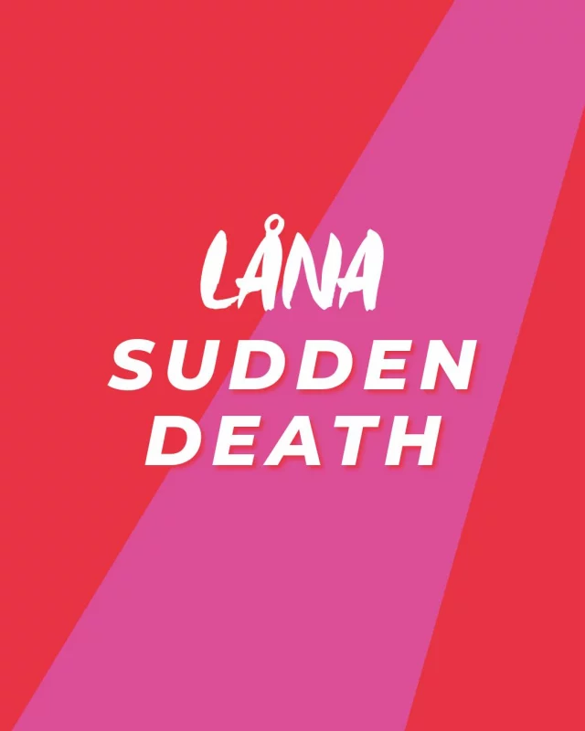 Genom Växjö kommuns initiativ "Låna en upplevelse" har du som ung möjlighet att se vår föreställning Sudden Death helt kostnadsfritt den 9 maj! 

🔸 Se hur du går tillväga via länken i vår profil! 🔸